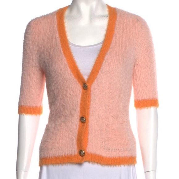 L'agence Susie Knit Fuzzy Cardigan NWOT - Picture 5 of 8